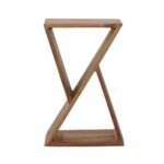 LILY SOLID RECLAIMED WOOD ACCENT SIDE TABLE NATURAL - Image 3