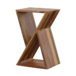 LILY SOLID RECLAIMED WOOD ACCENT SIDE TABLE NATURAL - Image 4