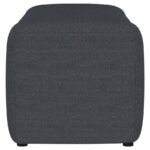 SUMMER FABRIC UPHOLSTERED TUFTED ACCENT BENCH CHARCOAL - Image 5