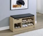 ARRINGTON STORAGE BENCH WHITE OAK - Image 2