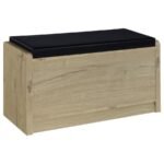 ARRINGTON STORAGE BENCH WHITE OAK - Image 5