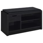 ARRINGTON STORAGE BENCH BLACK