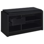 ARRINGTON STORAGE BENCH BLACK - Image 3