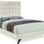Elly Velvet Upholstered Bed