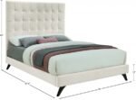 Elly Velvet Upholstered Bed - Image 10