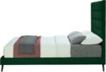 Elly Velvet Upholstered Bed - Image 4