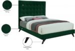 Elly Velvet Upholstered Bed - Image 11