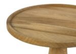 IXIA ROUND SOLID MANGO WOOD ACCENT SIDE TABLE NATURAL - Image 4