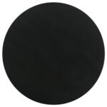 DIANELLA ROUND PEDESTAL BASE ACCENT SIDE TABLE BLACK STAIN - Image 3