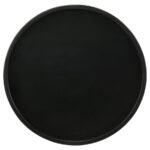 IXIA ROUND SOLID MANGO WOOD ACCENT SIDE TABLE BLACK STAIN - Image 3