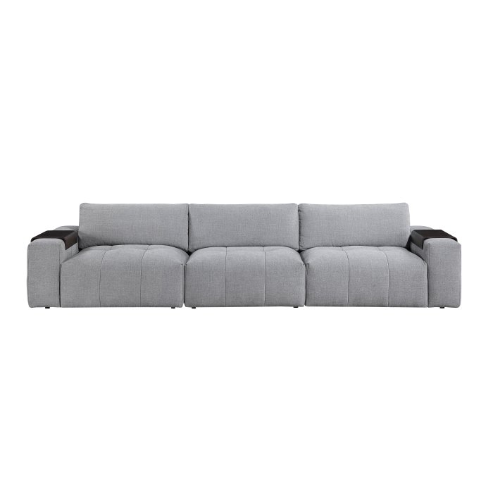 9155GY-3_noBG_front__l.jpg 9155GY-3* Sofa - Image 1