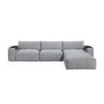 9155GY*41L1ROT 4-Piece Modular Sectional with Ottoman - Image 2