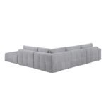 9155GY*51LOT 5-Piece Modular Sectional with Ottoman - Image 4