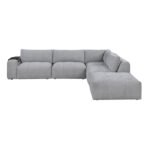 9155GY*51LOT 5-Piece Modular Sectional with Ottoman - Image 2