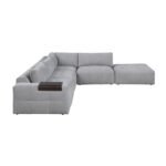 9155GY*51LOT 5-Piece Modular Sectional with Ottoman - Image 3