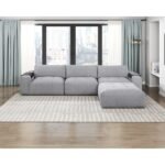 9155GY-OT Ottoman with Caster - Image 8