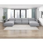 9155GY-OT Ottoman with Caster - Image 5