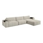 9155TP*41L1ROT 4-Piece Modular Sectional with Ottoman