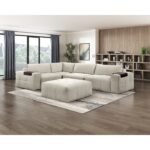 9155TP-OT Ottoman with caster - Image 6