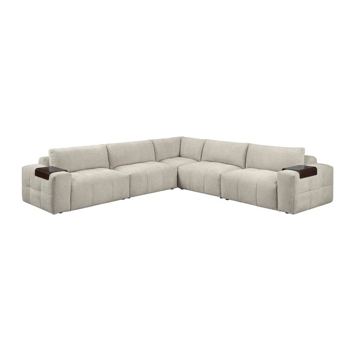 9155TP-51L1R_noBG_front__l.jpg 9155TP*51L1R 5-Piece Modular Sectional - Image 1