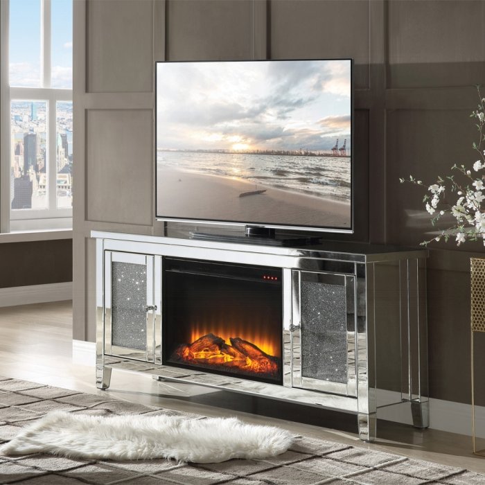 91770_9.jpg Noralie Tv Stand W/Fireplace - Image 1