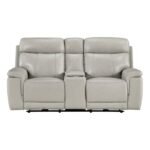 9199TPE-2PWH Power Double Reclining Love Seat with Power Headrest and Center Console