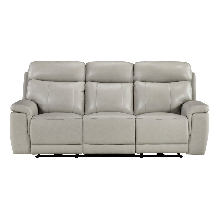 9199TPE-3PWH_noBG_front__l.jpg 9199TPE-3PWH Power Double Reclining Sofa with Power Headrest - Image 1