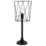 MAYFIELD 26-INCH OPEN FRAME TORCH TABLE LAMP BLACK