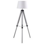 DAYTON 56-INCH EMPIRE SHADE METAL TRIPOD FLOOR LAMP GREY - Image 3