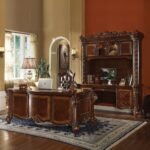 Vendome Computer Desk W/Hutch - Image 3