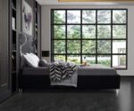 Ghost Velvet Upholstered Bed - Image 5