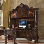 Versailles Executive Computer Desk W/Hutch