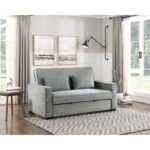 9238GY-3CL Convertible Studio Sofa with Pull-out Bed - Image 8