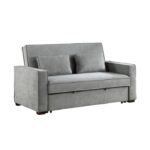9238GY-3CL Convertible Studio Sofa with Pull-out Bed - Image 2