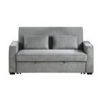 9238GY-3CL Convertible Studio Sofa with Pull-out Bed