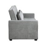 9238GY-3CL Convertible Studio Sofa with Pull-out Bed - Image 3