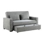 9238GY-3CL Convertible Studio Sofa with Pull-out Bed - Image 5