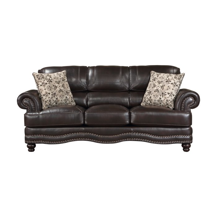 9268BRW-3_noBG___l.jpg 9268BRW-3 Sofa - Image 1