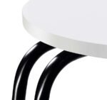 HILLY 3-TIER ROUND ACCENT SIDE TABLE WHITE AND BLACK - Image 9