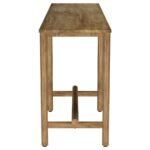 DARIUS SOLID WOOD ENTRYWAY CONSOLE TABLE NATURAL MANGO - Image 5