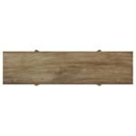 DARIUS SOLID WOOD ENTRYWAY CONSOLE TABLE NATURAL MANGO - Image 6