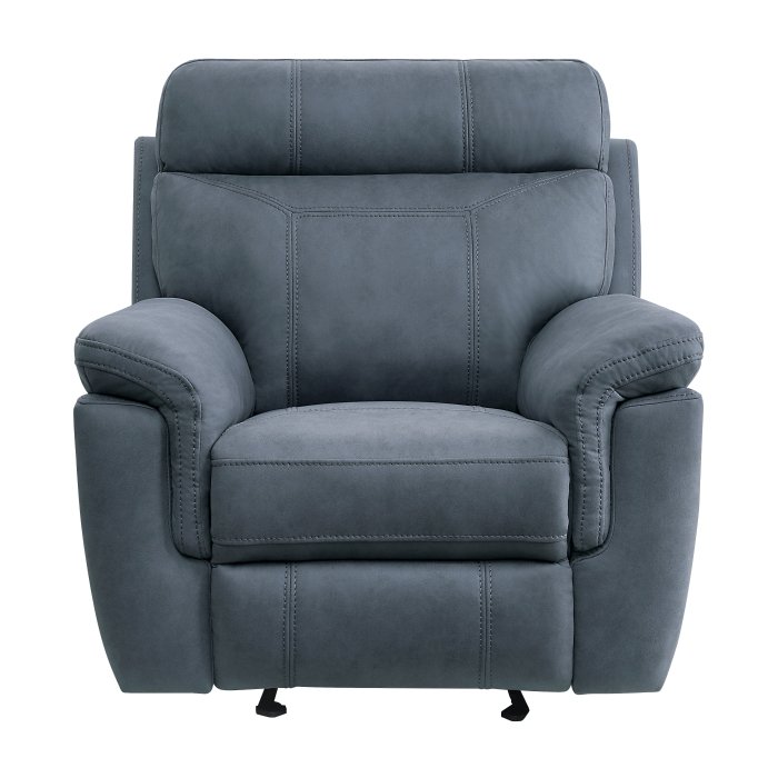 9301BUE-1_noBG___l.jpg 9301BUE-1 Glider Reclining Chair - Image 1