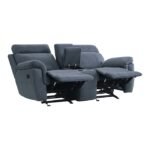 9301BUE-2 Double Glider Reclining Love Seat with Center Console - Image 4