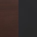 ZIMMERLEE 2-DRAWER SIDE TABLE WITH SHELF RUST BROWN - Image 11