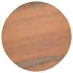 COLIMA ROUND WOOD TOP ACCENT SIDE TABLE PEACH - Image 3