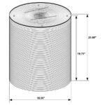 HALDEN ROUND WOVEN SEAGRASS ACCENT SIDE TABLE LIGHT BROWN - Image 6
