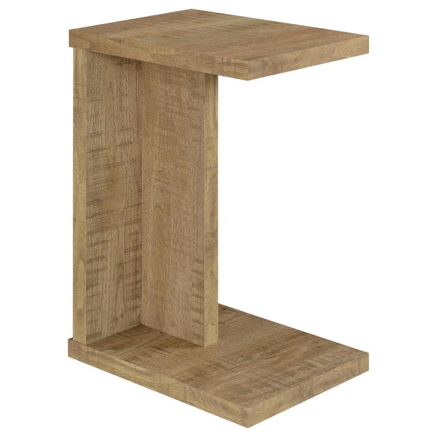 930277_02x900.jpg CLOWER ENGINEERED WOOD C-SHAPED SOFA SIDE TABLE MANGO - Image 1