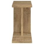 CLOWER ENGINEERED WOOD C-SHAPED SOFA SIDE TABLE MANGO - Image 3