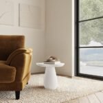 PERTH 17-INCH SIDE TABLE WITH CLOUD-SHAPED TOP OFF WHITE - Image 2