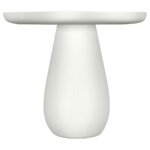 PERTH 17-INCH SIDE TABLE WITH CLOUD-SHAPED TOP OFF WHITE - Image 3